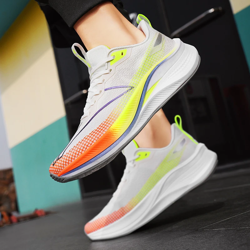 赤兔7减震跑步鞋男鞋体育中学生超轻专业碳板竞速儿童飞电飙速4C