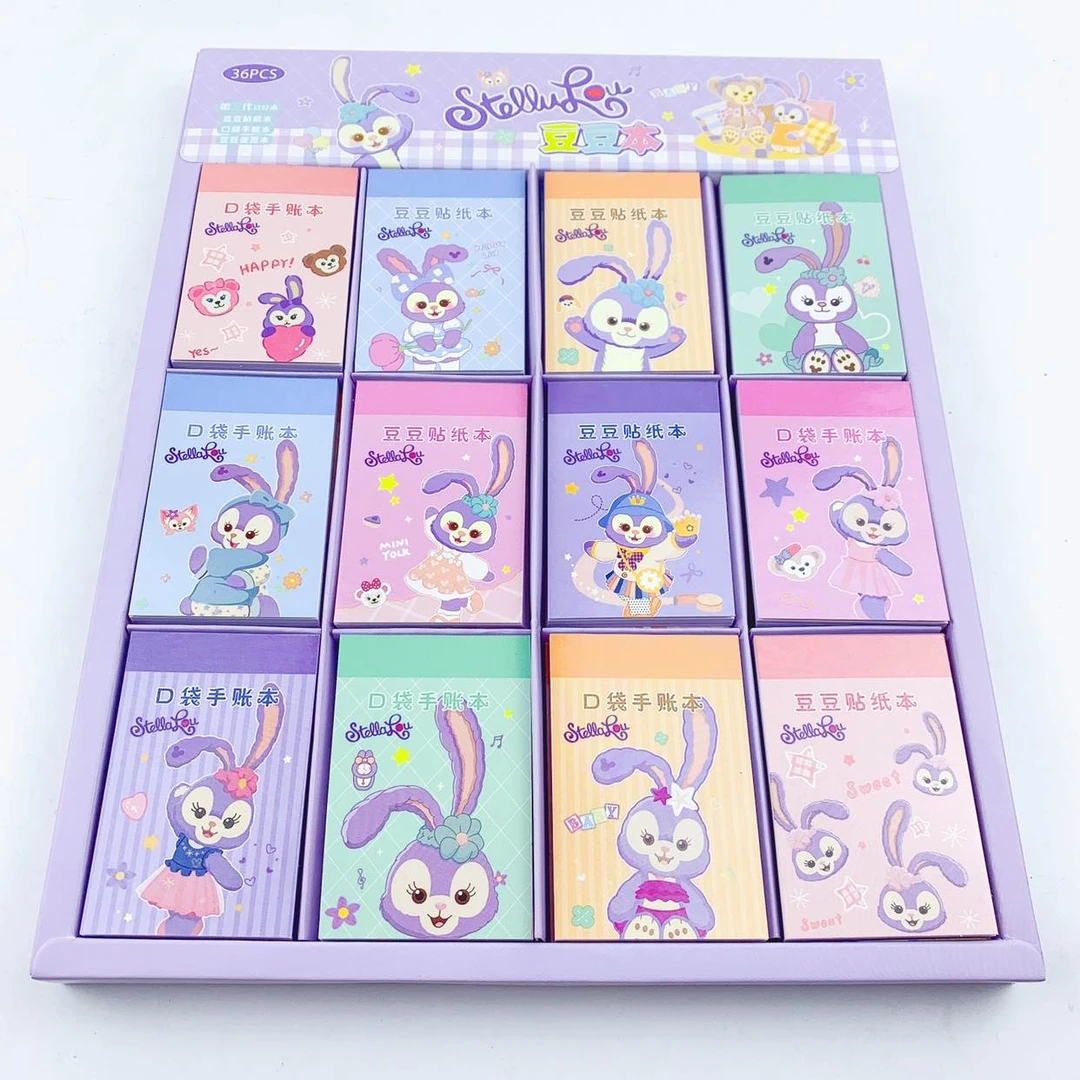 星迷你豆豆贴纸本可爱创意黛露随身免扣手帐日记DIY装饰素材贴画