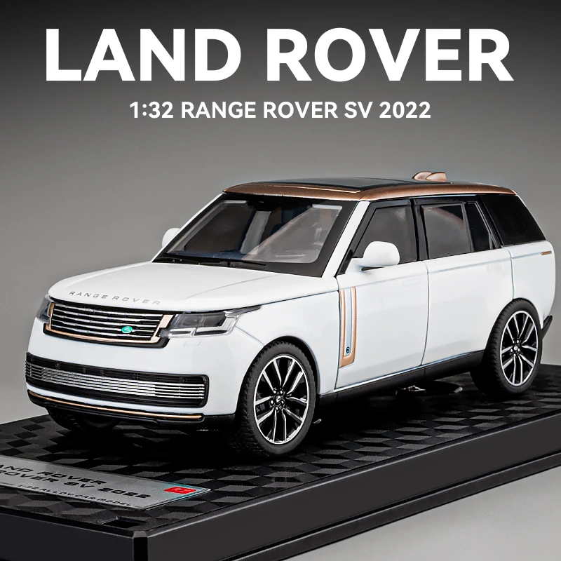 路虎揽胜车模型仿真合金卫士越野车汽车模型手办摆件男孩汽车玩具
