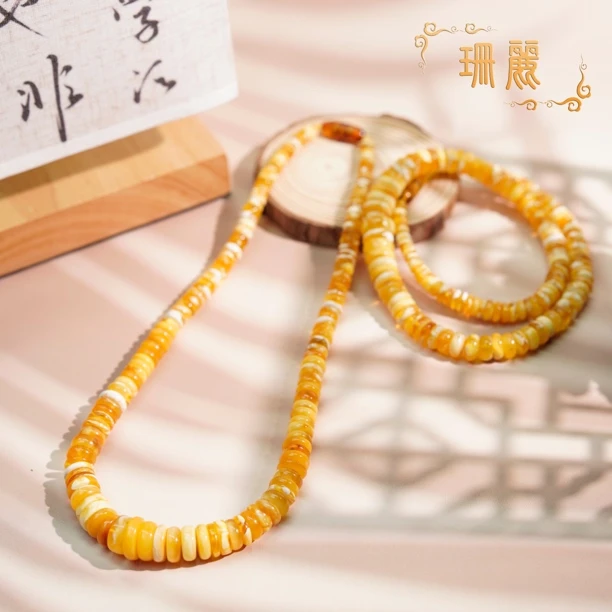 【珊丽】金瓷妖白隔片塔链·多样性发其一