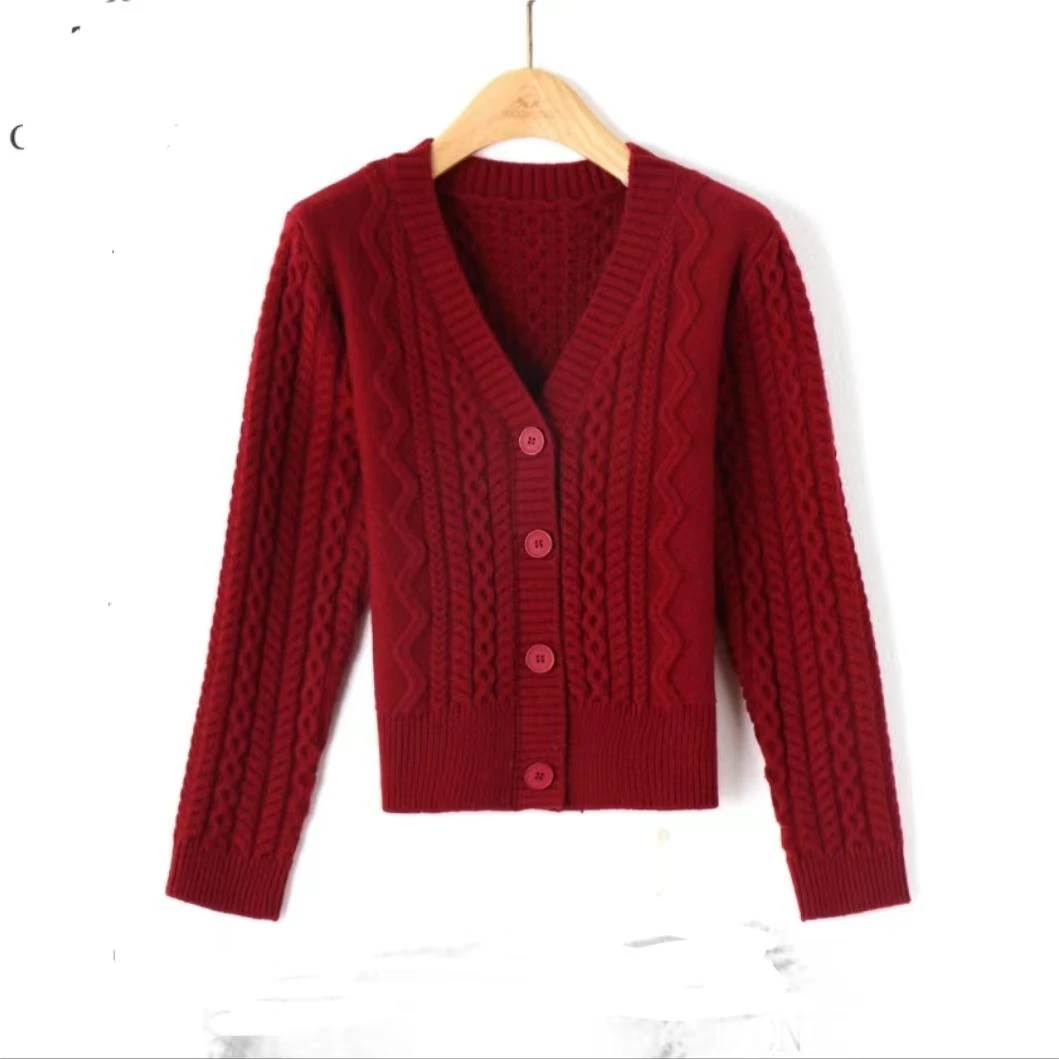 2024秋季新款休闲针织衫百搭气质简约潮流显瘦长袖女时尚外穿