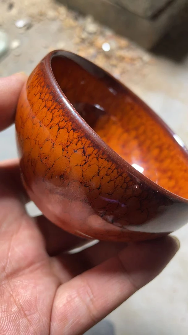 红鹧鸪无足钵主人杯茶器