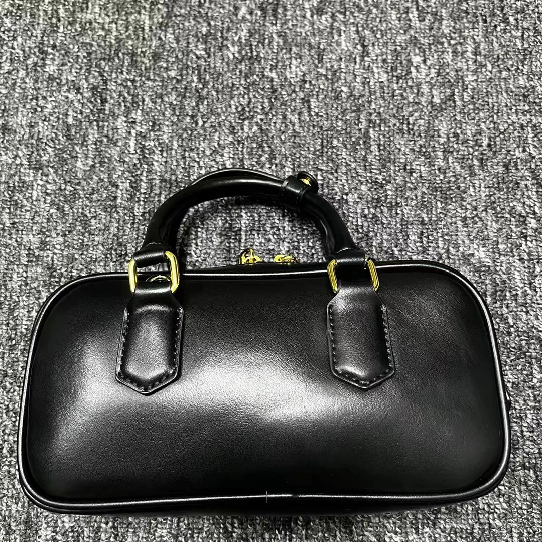 私人订制手工真皮女包百搭时尚TA0143-1黑色