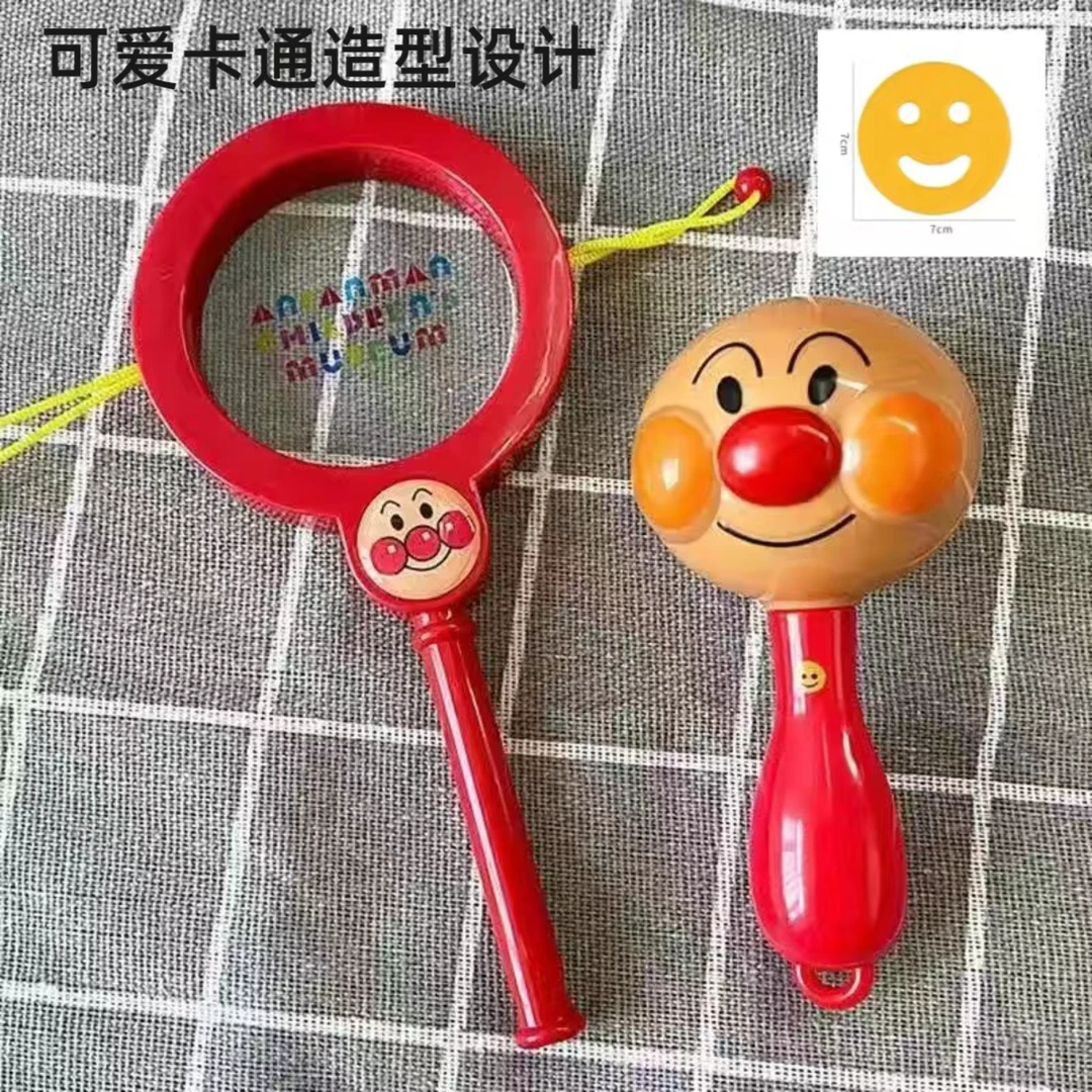 手摇铃沙锤拨浪鼓安抚玩具新生宝宝6-12个月婴儿抓握训练早教益智