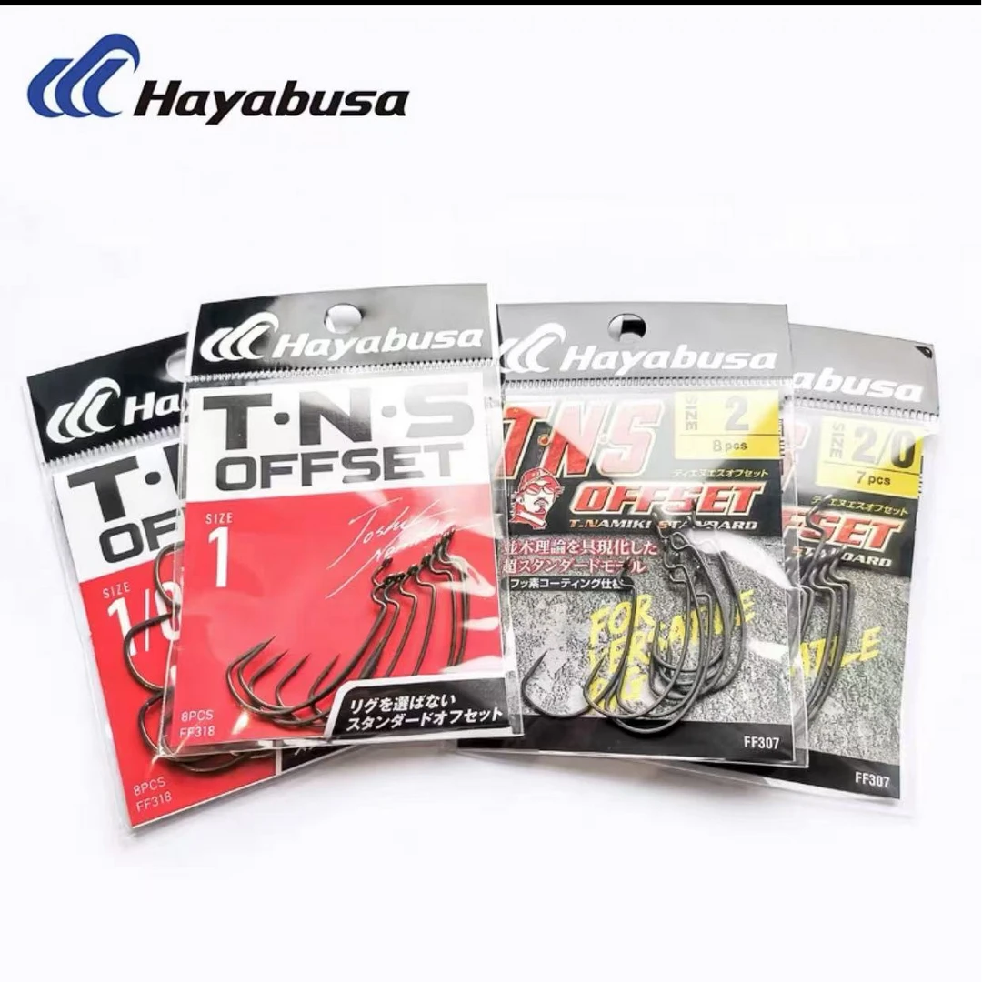 日本HAYABUSA哈雅布萨强力曲柄钩 德州钓组 卡罗 强力无铅