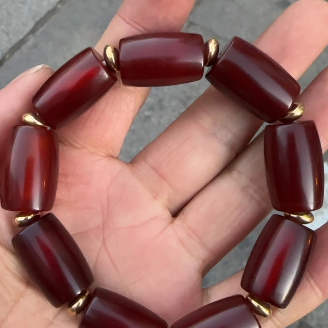 【闪购商品】玛瑙/玉髓手链合金