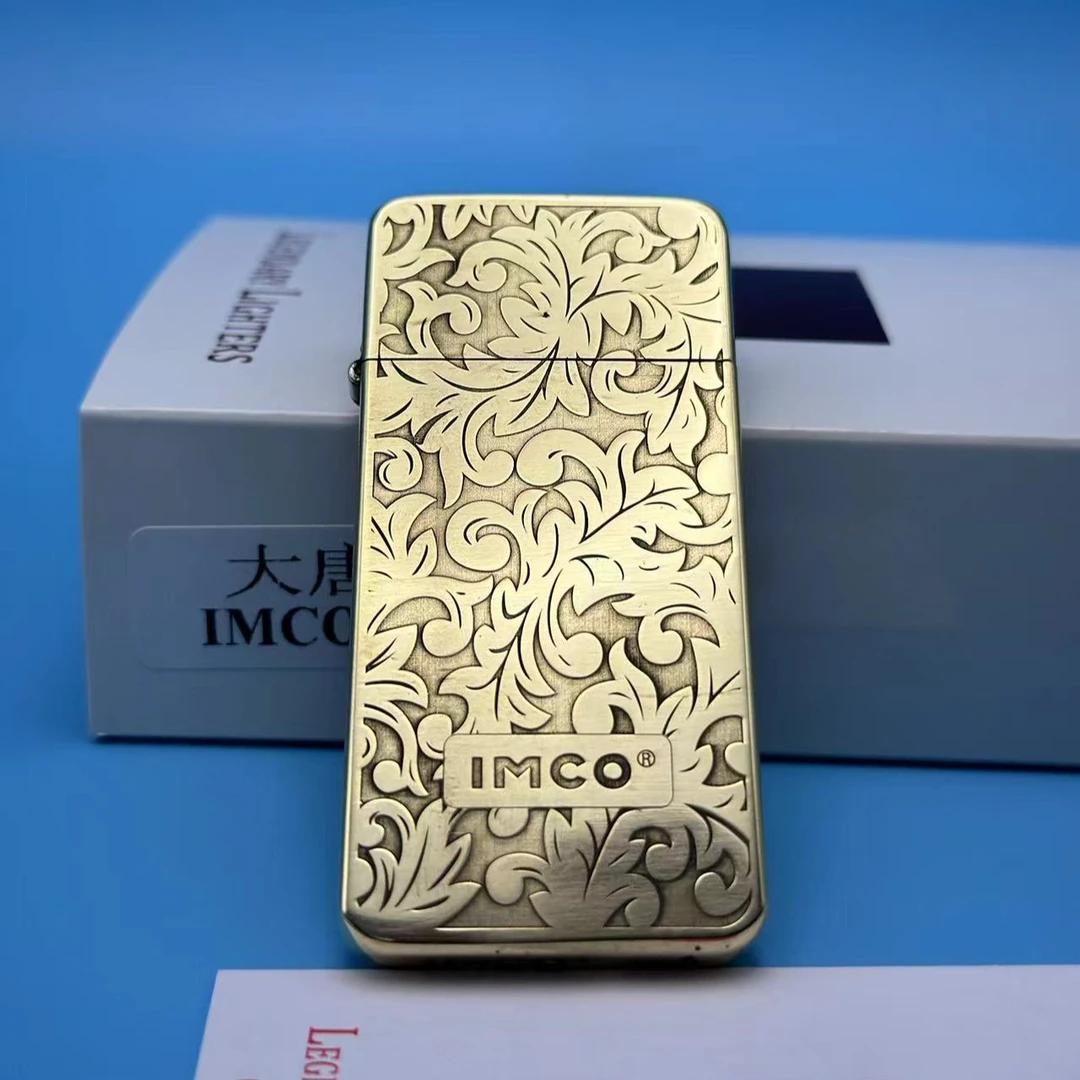 IMCO 超薄原铜大唐草 4900 打火机