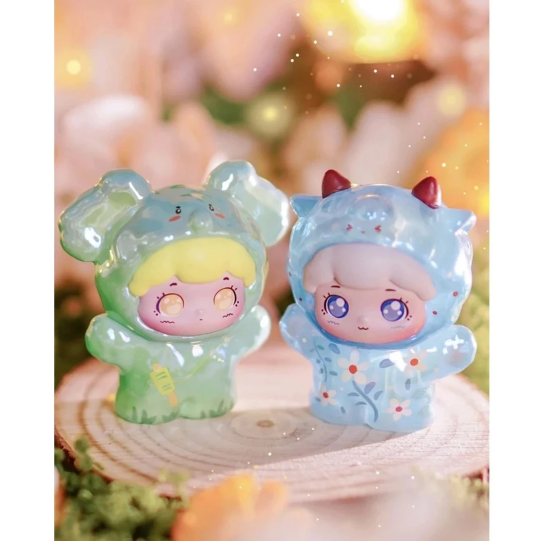 【浣熊拆盒】抱抱宠物店春游记透色版正版潮玩盲盒