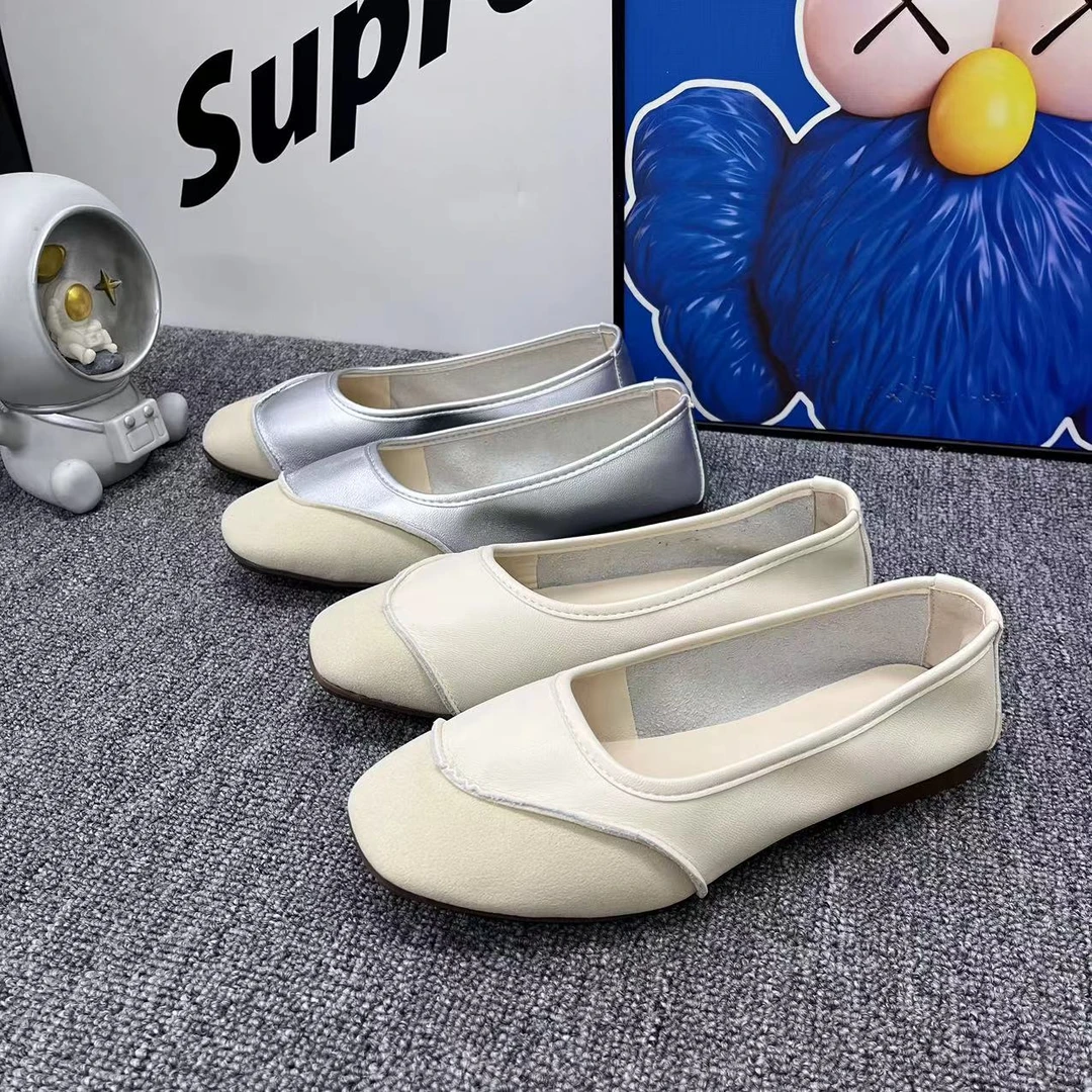 百搭一脚蹬懒人单鞋软底春夏新款运动休闲平底女鞋 808