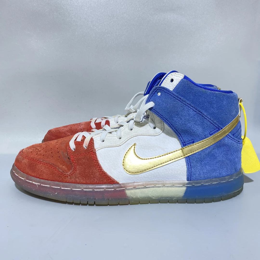 H 43码 耐克 dunk SB 红白蓝 高帮板鞋