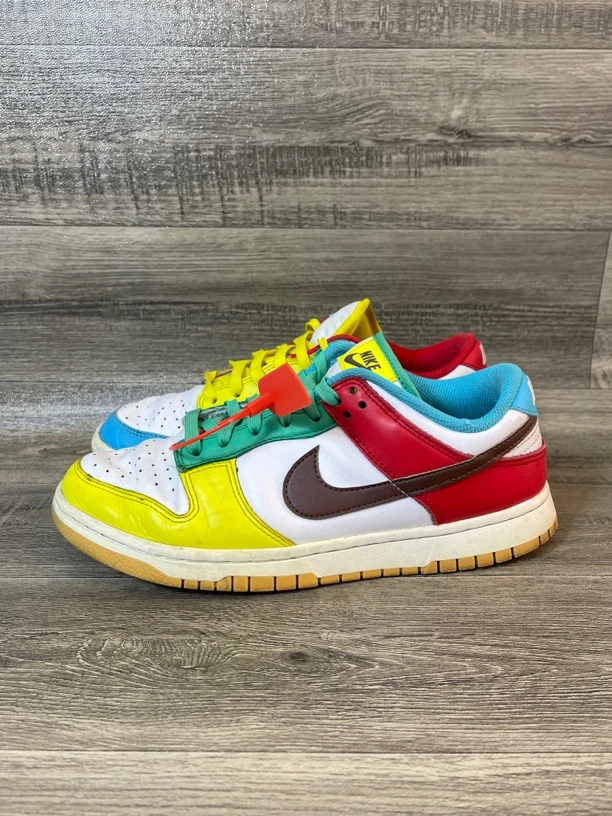 9新40.5码 耐克 dunk 白蓝绿 低帮休闲鞋