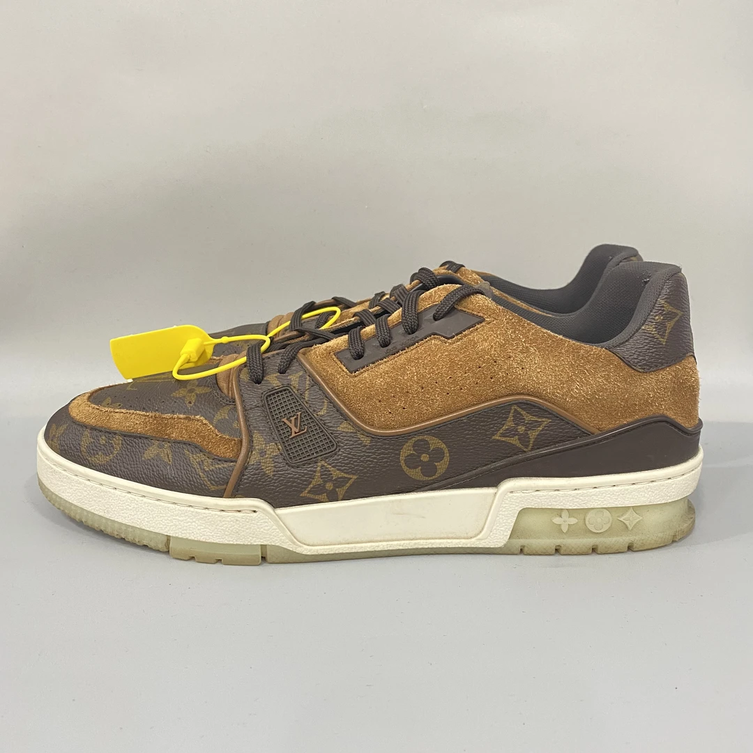43码 LV Trainer 经典花色 低帮板鞋