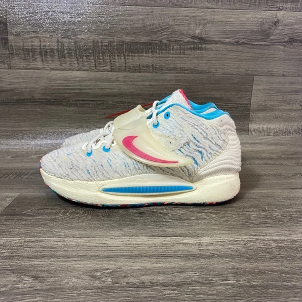 95新40.5码 耐克 kd14 白蓝 中帮 篮球鞋