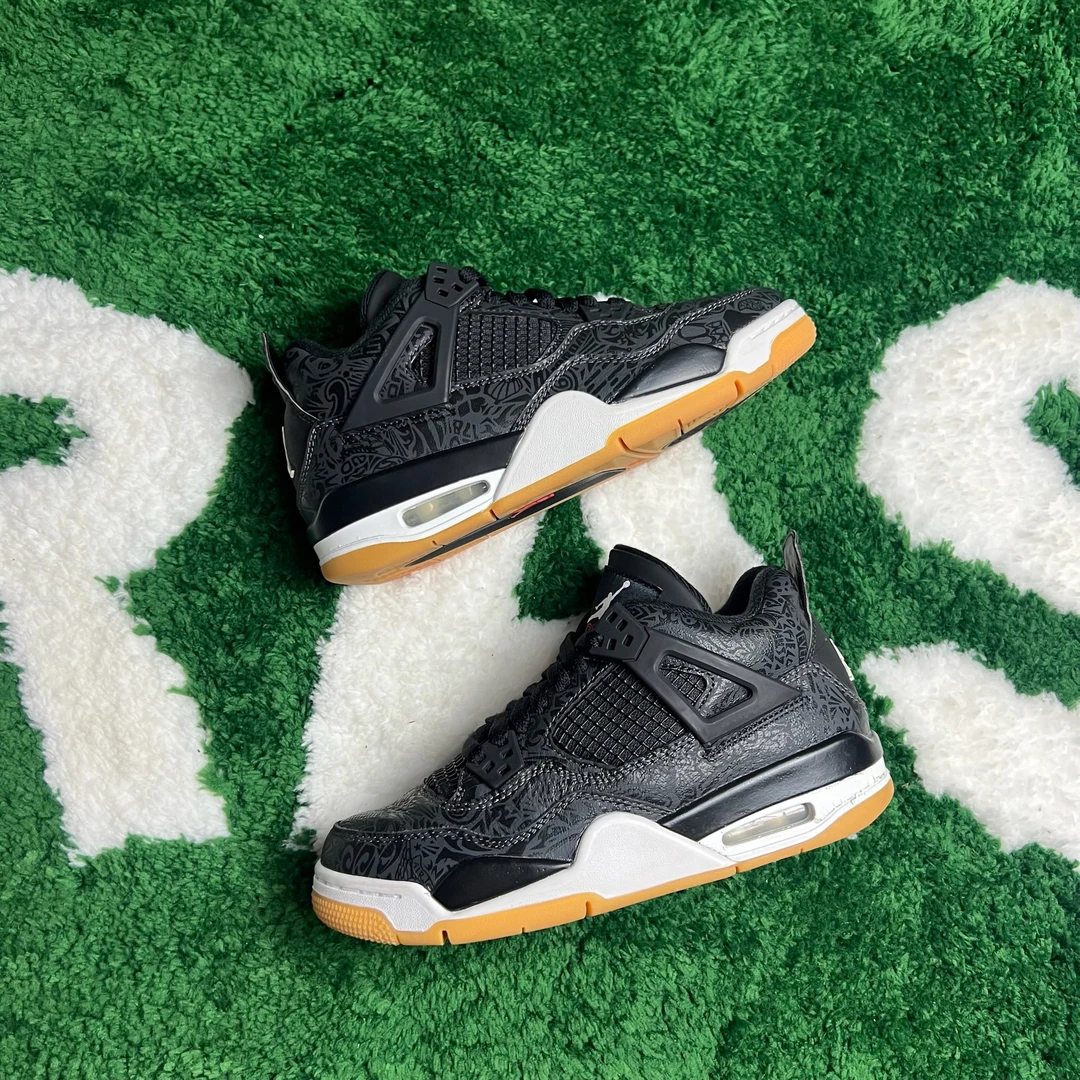 38.5码 AJ4 黑辐射 中帮篮球鞋