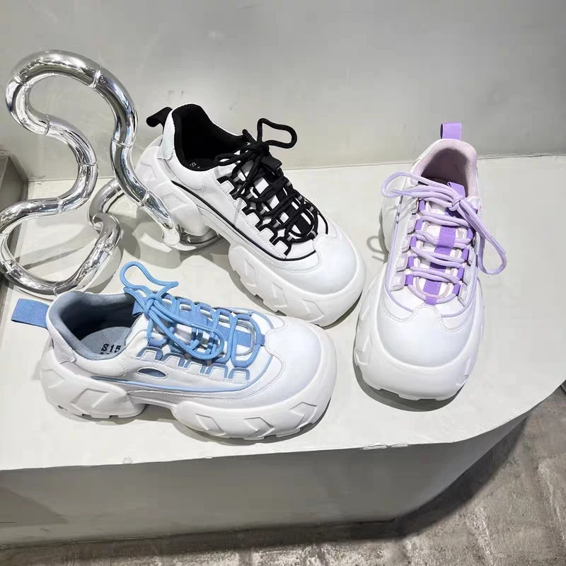 S15秋冬大头丑萌厚底面包鞋时尚松糕鞋