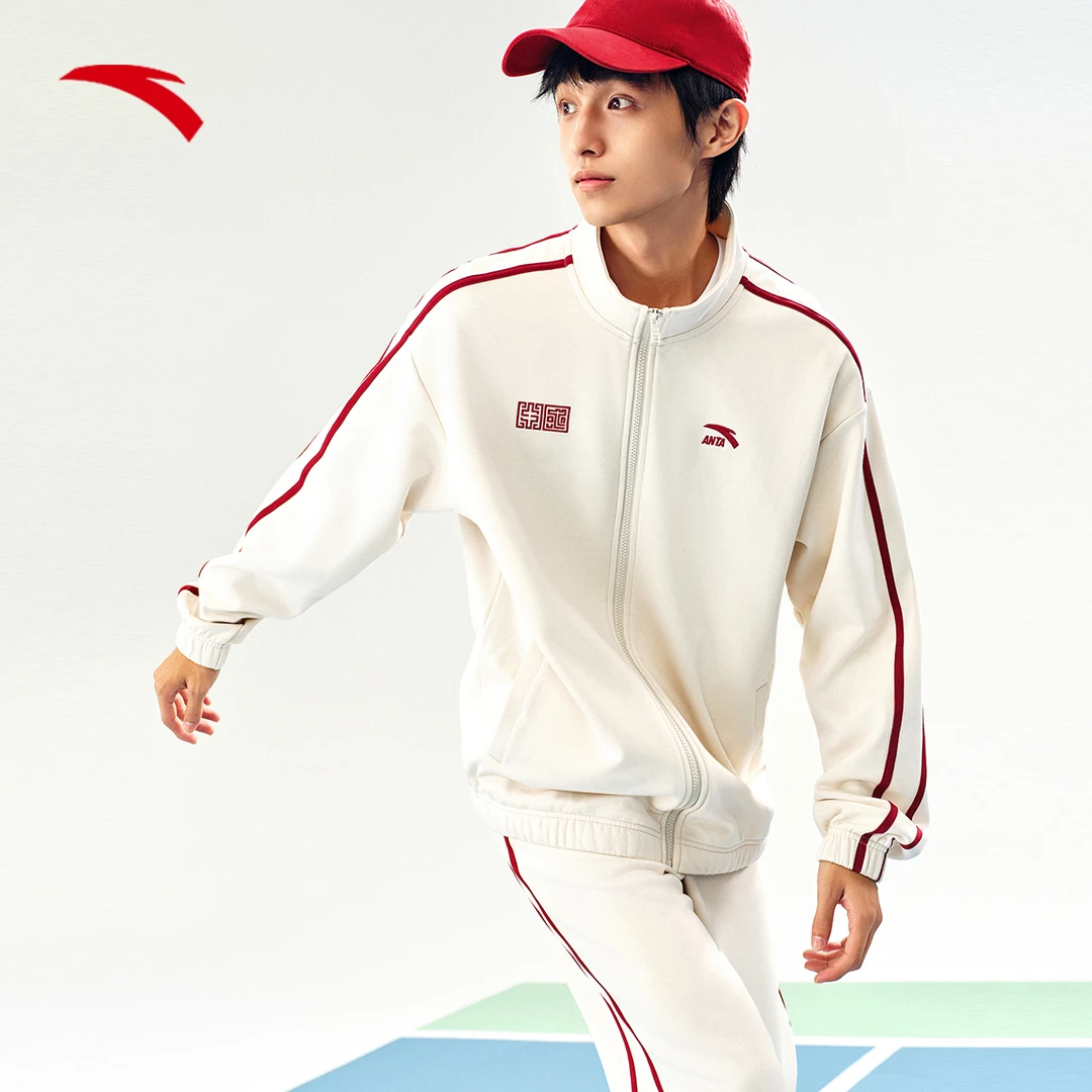 【姿姐】安踏加绒新款情侣休闲外套长袖时尚套装