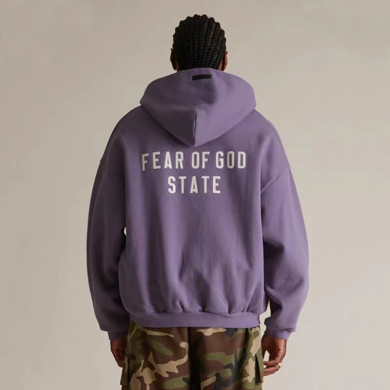 EAGLE ESSENTIALS美式潮牌2024新款拉链开衫外套男女情侣加绒卫衣