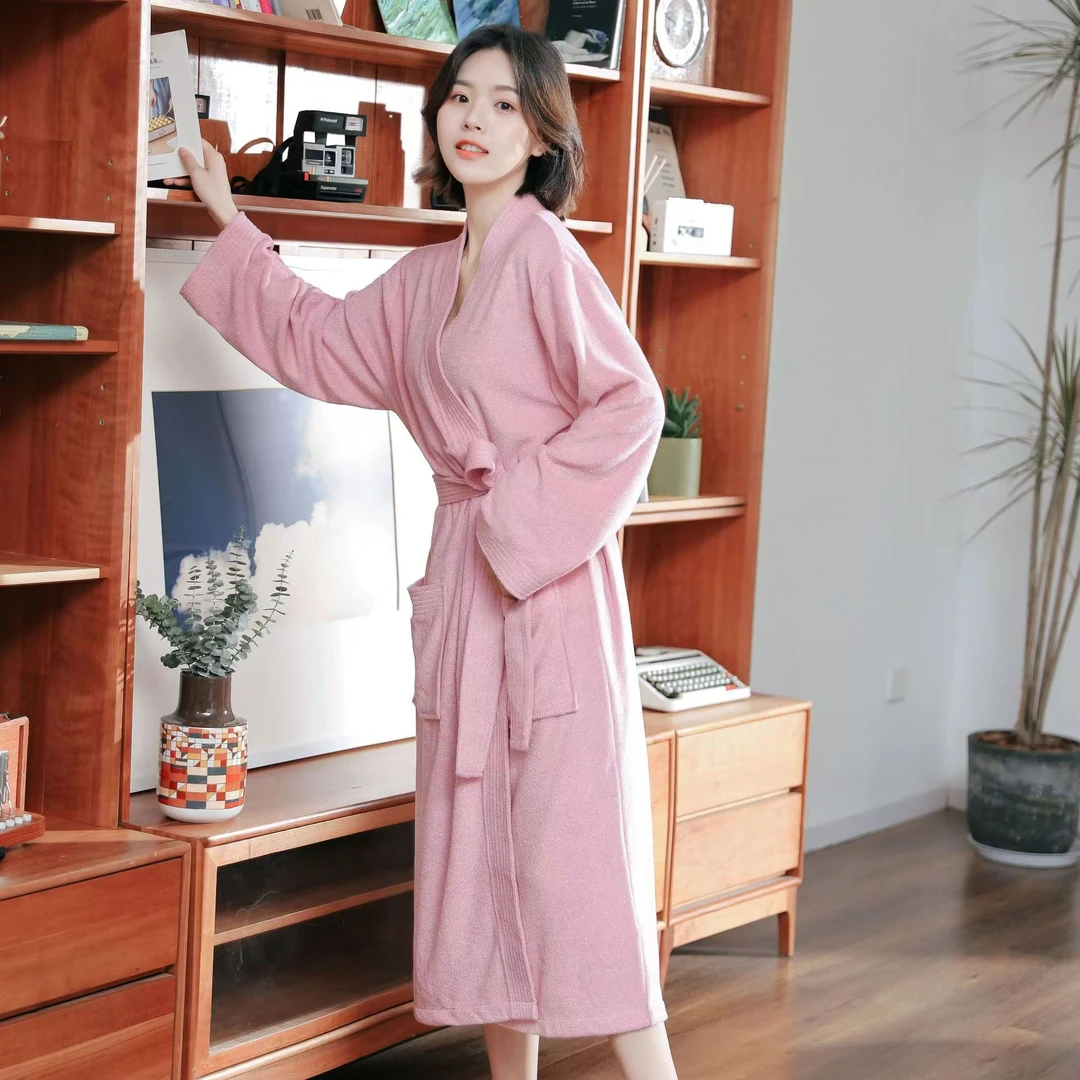 【南油玲姐】粉色新款巾式浴衣84656