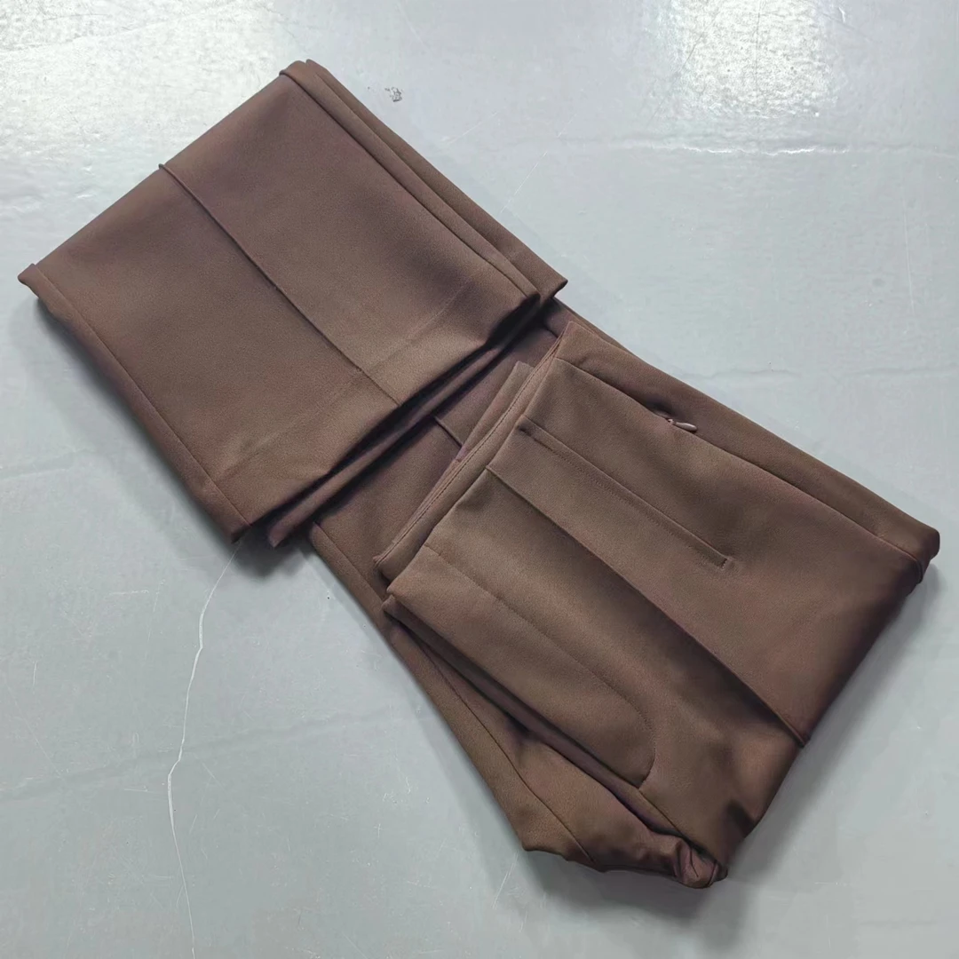 【南油玲姐】咖色休闲裤89026