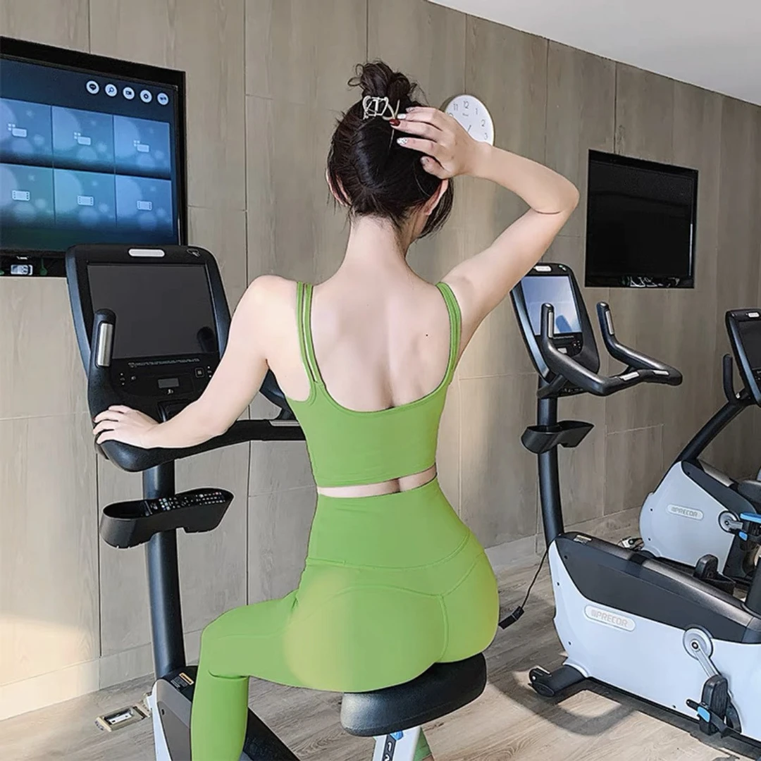 运动内衣显瘦聚拢防震遮副乳跑步外穿健身瑜伽服背心吊带内搭美背