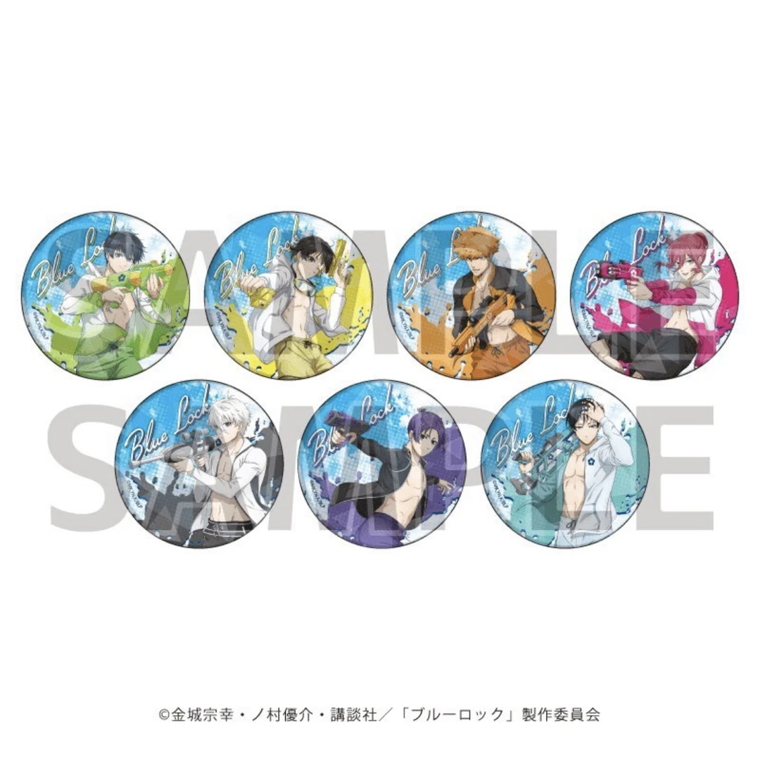 【蓝色监狱】蓝锁泳装水枪吧唧徽章收藏盲盒（默认代拆）