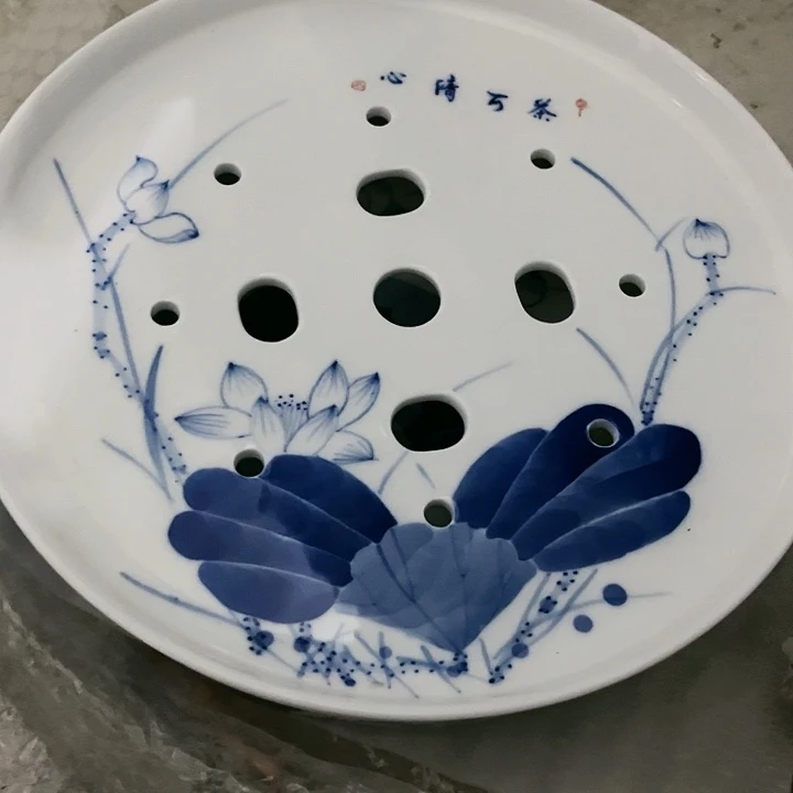 盘手绘茶盘一个陶瓷陶瓷