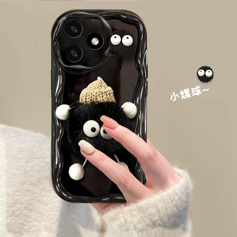适用毛绒绒公仔荣耀X50i+手机壳LLY-AN00防摔硅胶女款ins风卡通全