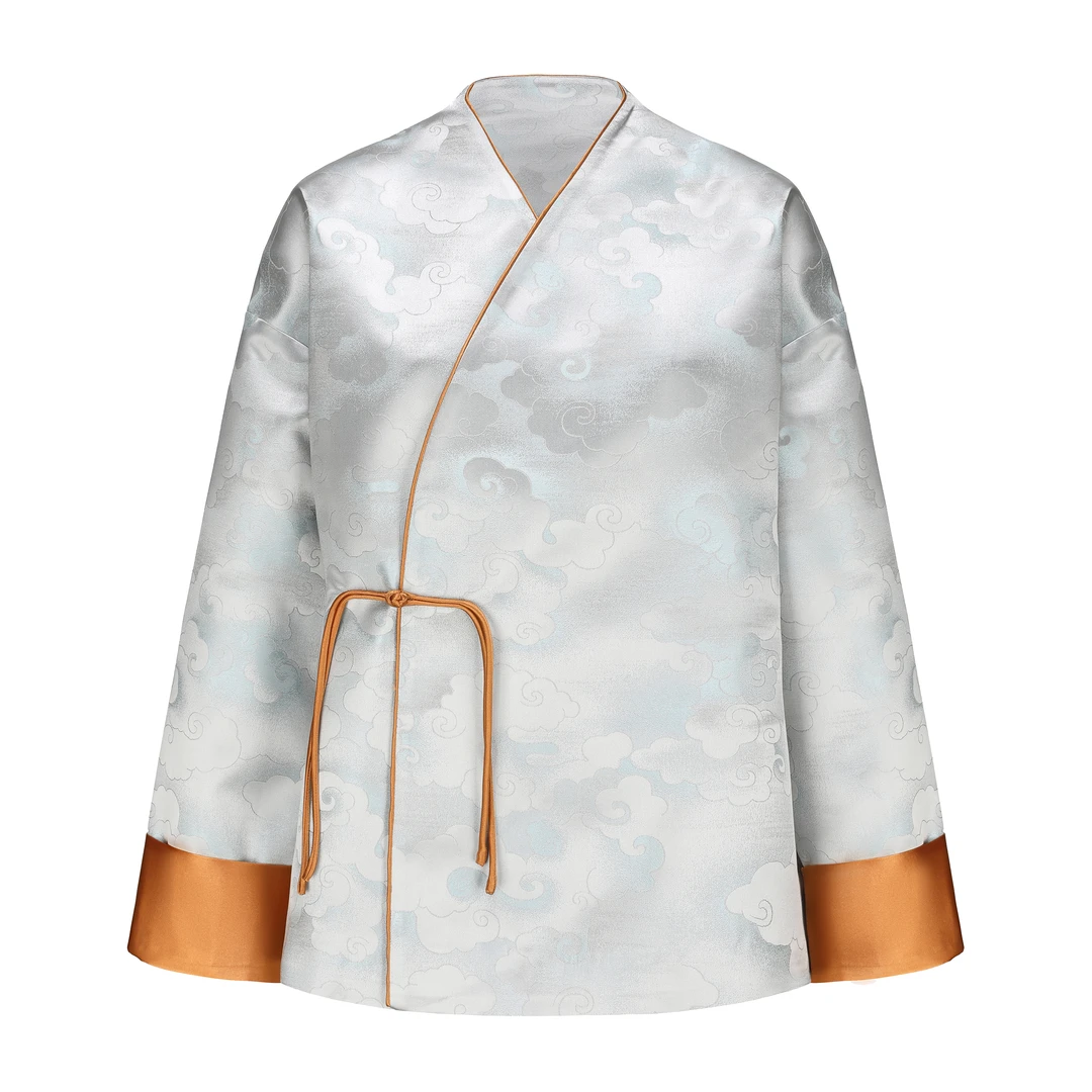 《只此青绿》新中式复古国风女装2025年新款大码显瘦遮肚高端提花