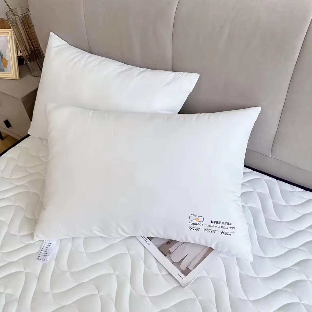 柔软枕头护颈椎枕芯助睡眠学生宿舍男酒店专用一只单人低家用整头