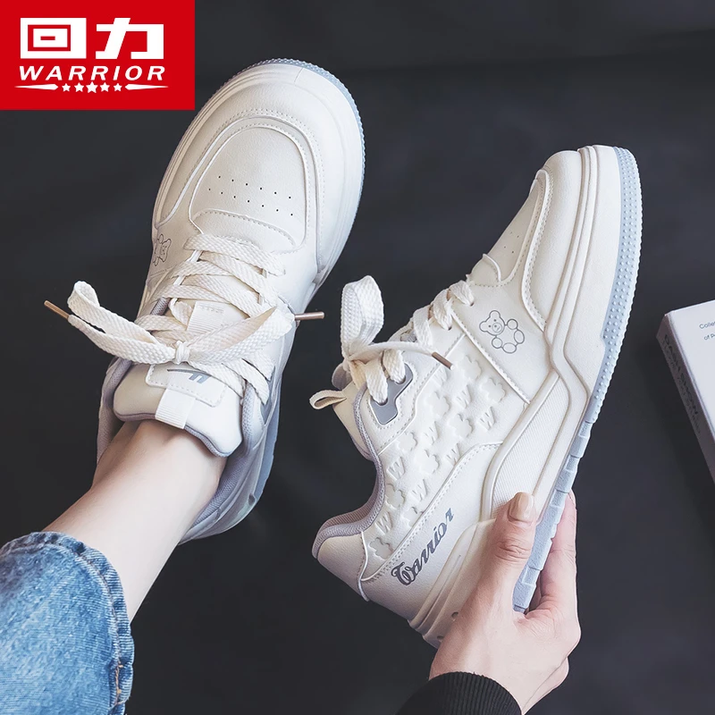 回力暴力熊男女鞋板鞋正品2024春季新款小白鞋爆款鞋子女休闲女鞋