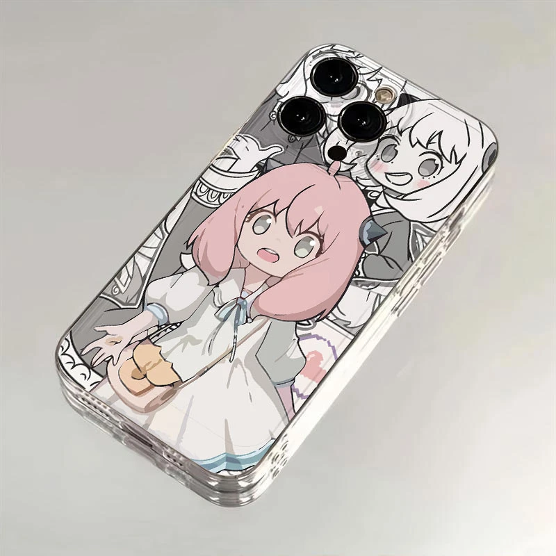 乖巧阿尼亚适用苹果15手机壳iphone14promax/11/12/13/6全包透明7