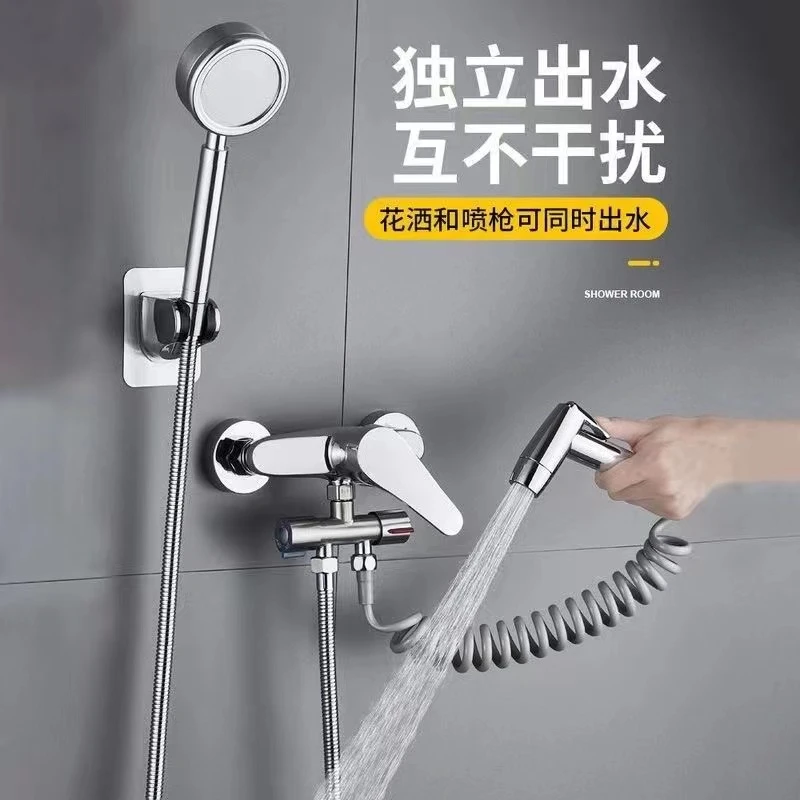 洗衣机水龙头一分二接头分流器水阀双用多功能活接转换头内丝角阀