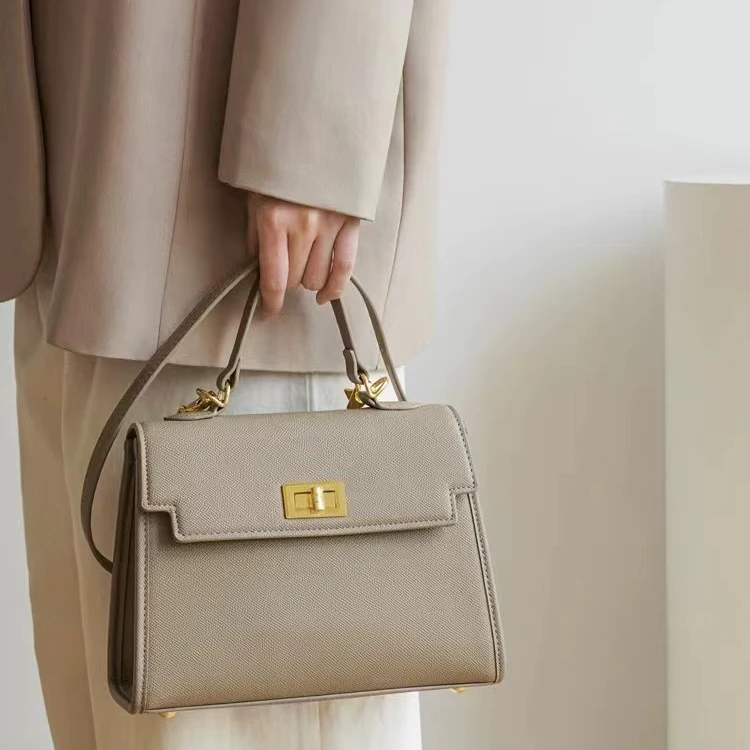 高级感包包2024新款轻奢女包时尚通勤手提包大容量单肩斜挎凯莉包