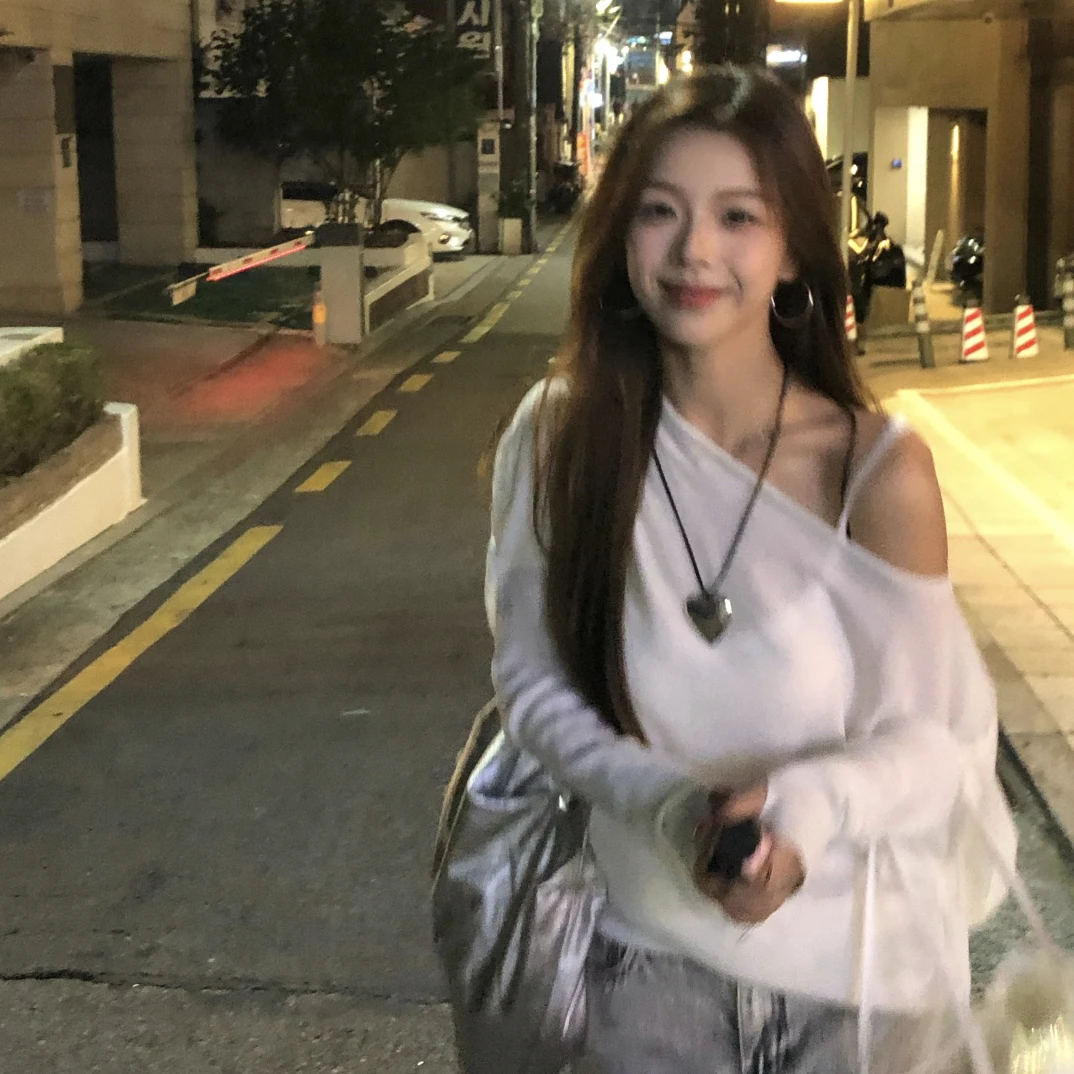 fever同款韩国博主爱心毛衣链心形项链长款ins吊坠系带桃心女