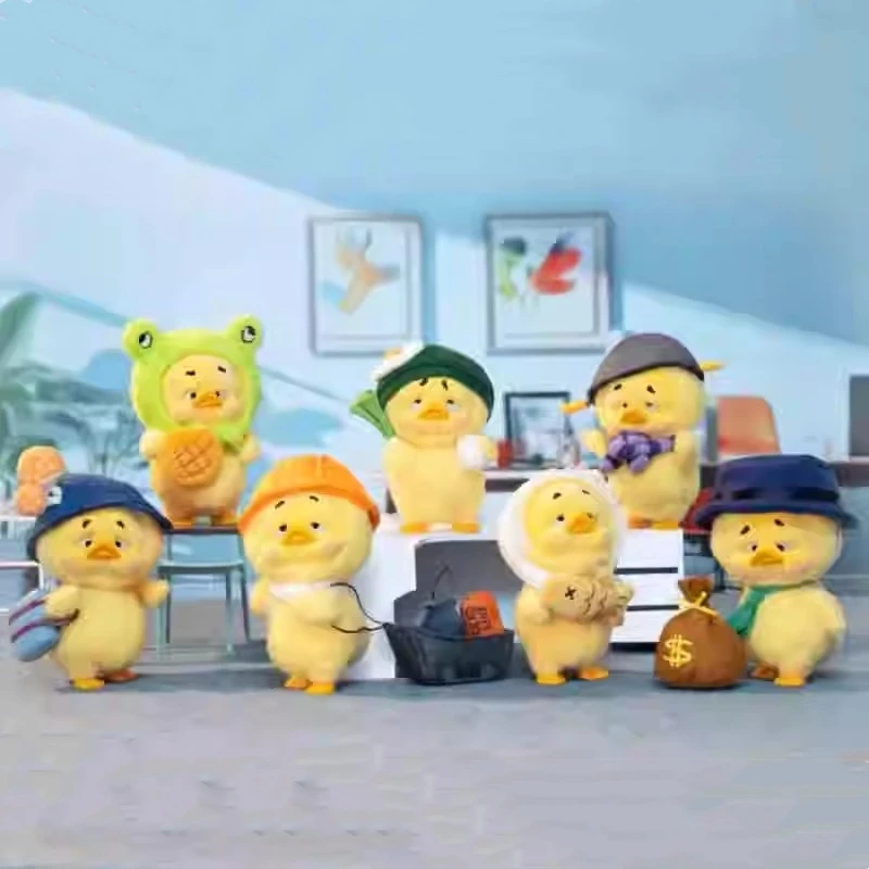 网红可爱萌烦人鸭上班好烦鸭挂件毛绒盲盒