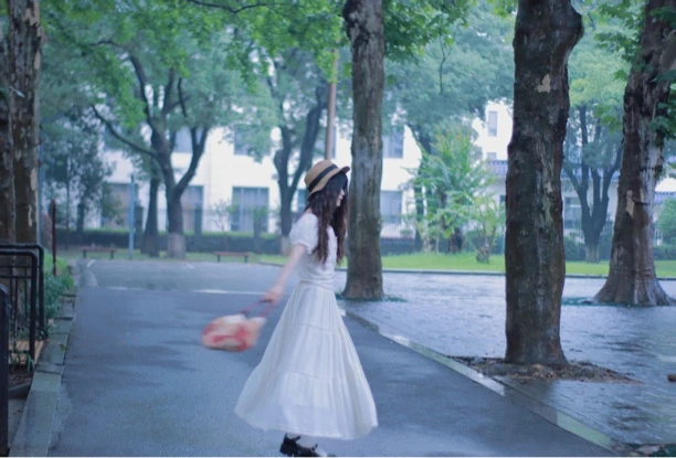 【椿山集Studio】法式长款复古连衣裙