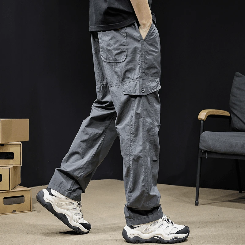 jeep吉普工装休闲裤男秋冬新款男士运动速干裤子美式弹力潮牌男裤