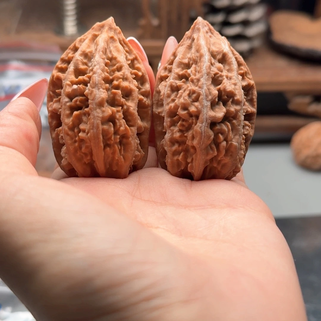 文玩核桃把件关东木子楸百核60色差