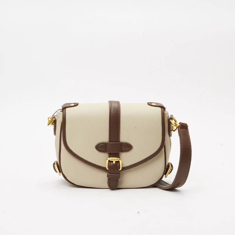 【简佰格甄选】撞色斜挎单肩包妈妈包2024新款时尚高级感女包Z746