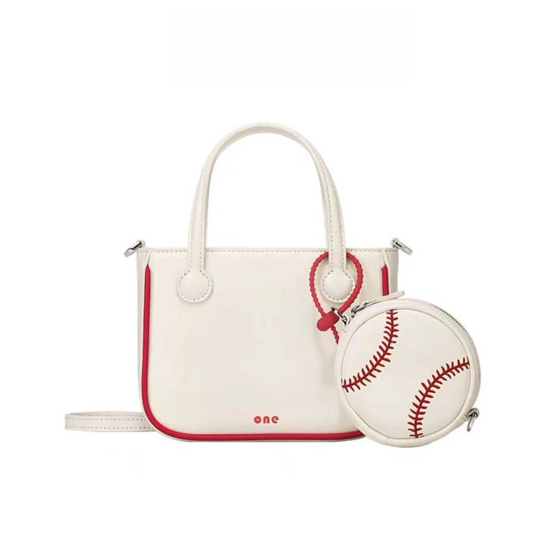 【艺溯设计师款】棒球包2024新款子母包手提斜跨包小众包包Z1237