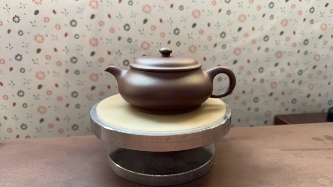 紫砂壶 半手工紫泥明炉 容量240毫升