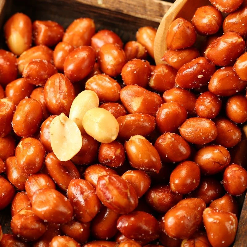 油炸花生米熟食红皮花生零食小吃咸味原味下酒菜解馋零嘴醇香酥脆