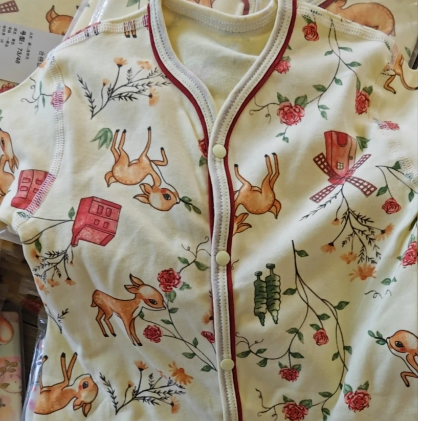 【暖暖家专属】连体衣纯棉小鹿婴儿宝长袖