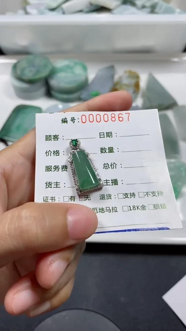 【闪购商品】翡翠颈饰未镶嵌料子