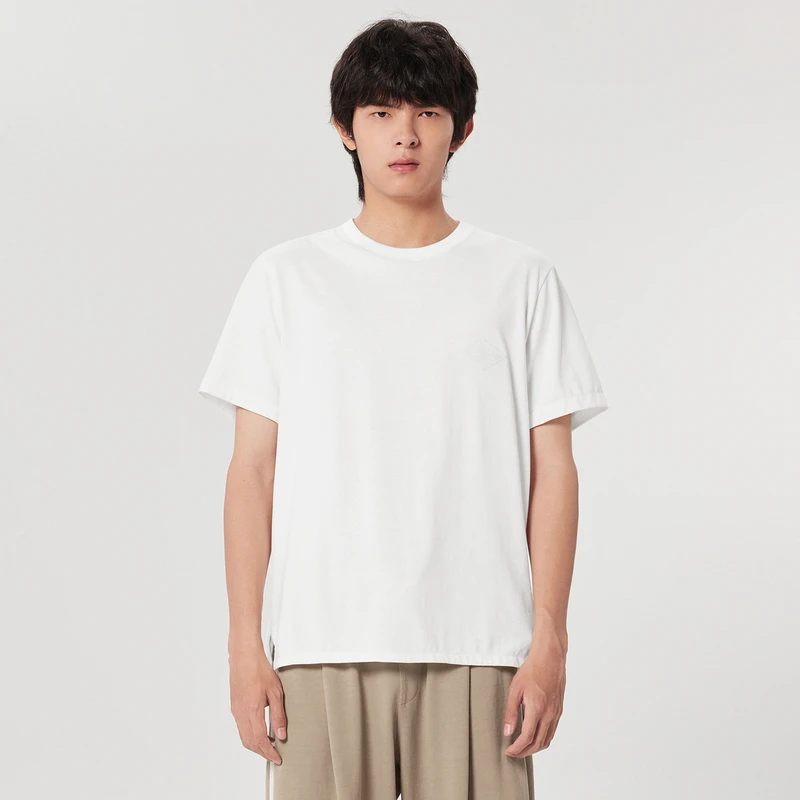 速写男装春夏新品T恤棉质圆领套头短袖简约百搭休闲男生9N7110060