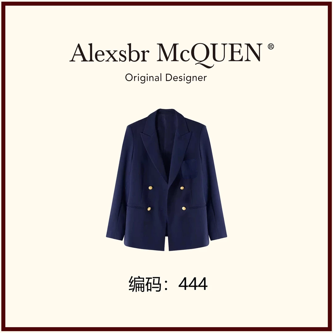 YDD•「444」秋季新款简约宽松时尚潮流休闲大码百搭西装外套XZ-2055