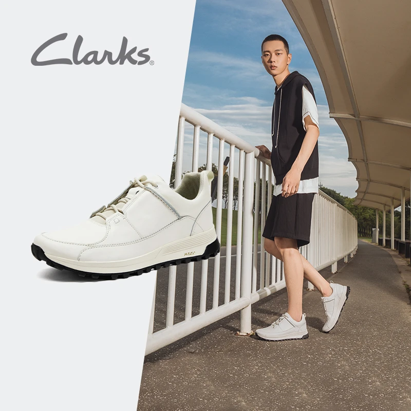Clarks其乐城市户外系列男鞋舒适防滑缓震男士系带运动休闲鞋低帮