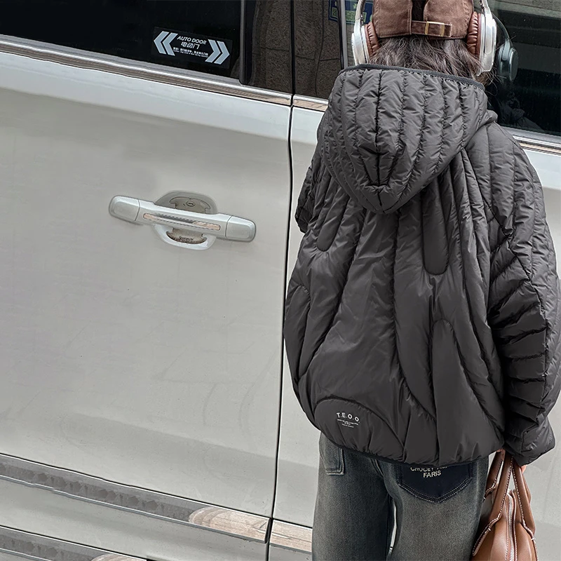 K25469韩国童装女童轻薄羽绒服防寒2025秋冬新款儿童外套白鸭绒潮