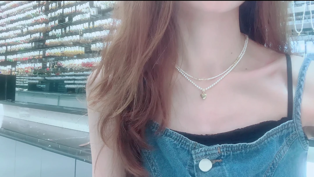 非金属木质项链 网红字母桃心项链 很火很美自留