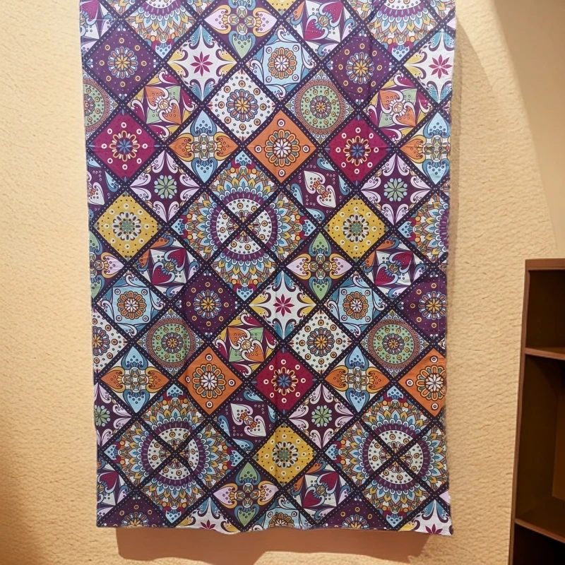 复古数码印花全棉单人褥子套